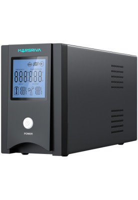 ДБЖ Marsriva MR-UF600P-H, 600ВА/360Вт, чиста синусоїда змінного струму, без АКБ, 12B