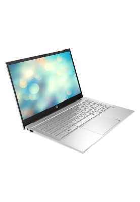 Ноутбук НР Pavilion 14-dv0008ua (437J2EA) 14" Full HD IPS (1920x1080)/i7-1165G7 (4.7)/16GB/SSD512Gb/Nvidia GeForce MX450, 2GB/NO ODD/Сканер відбитків пальців/Підсвітка клавіатури/DOS/1.41кг (Вага залежить від конфігурації)/Сріблястий (Українська клав