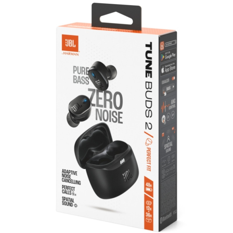 Навушники TWS JBL Tune Buds 2 Black JBLTBUDS2BLK