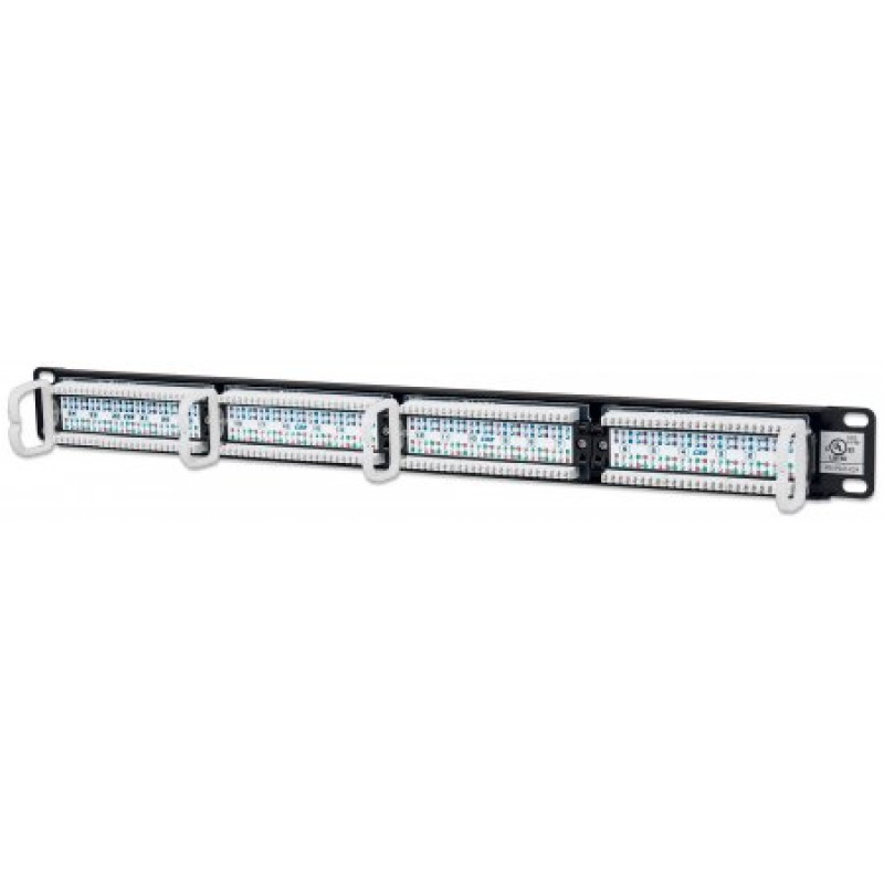 Патч панель 19", 24 port, UTP, Cat.5e, 1unit, Intellinet