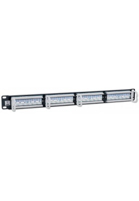 Патч панель 19", 24 port, UTP, Cat.5e, 1unit, Intellinet