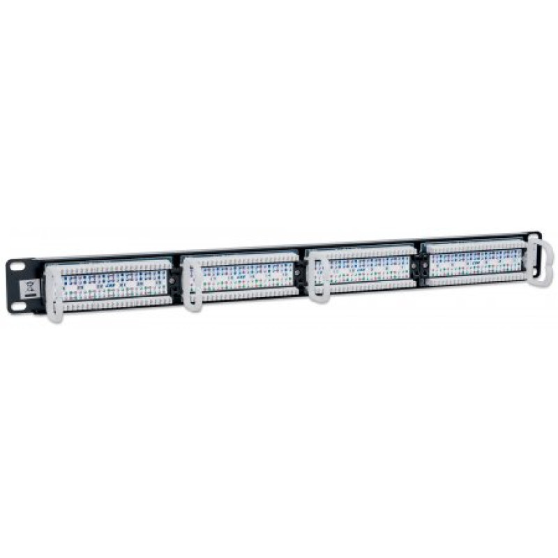 Патч панель 19", 24 port, UTP, Cat.5e, 1unit, Intellinet
