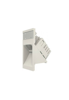 Модуль Euromod 50х25. 1xRJ45, M1 угловий, UTP 5е, PowerCat, білий