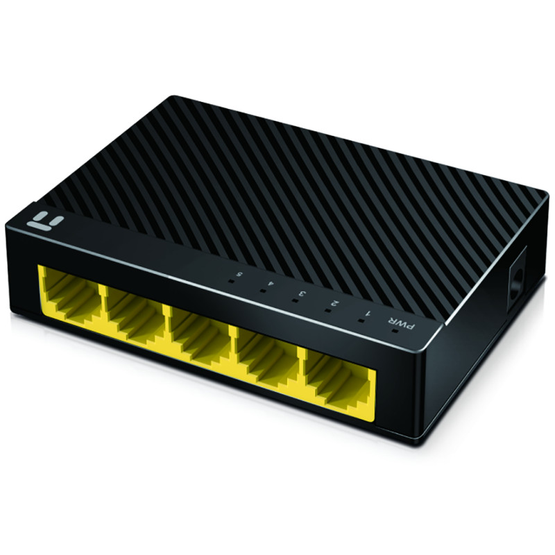 Комутатор Netis ST3105GS_V2, 5х10/100/1000Mbps Fast Ethernet