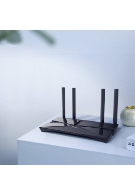 Маршрутизатор TP-Link Archer AX1800, Wi-Fi 6, 574 Mbps at 2.4 GHz + 1201 Mbps at 5 GHz, : 4×Ant, Dua