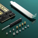 PCI-E 3.0 контролер для SSD M.2 NVMe + M.2 NGFF CM302 Ugreen