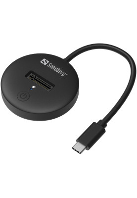 Док-станція USB3.2 Type-C -->SSD M.2, NVMe, M Key Sandberg