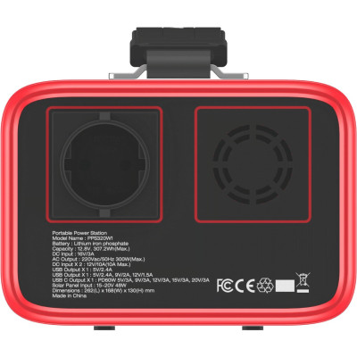 Зарядна станція Energizer 300Вт (307Вт/г) 2xDC, LiFePO4, USB-C PD 60Вт Зарядна станція Energizer 300Вт (307Вт/г) 2xDC, LiFePO4, USB-C PD 60Вт