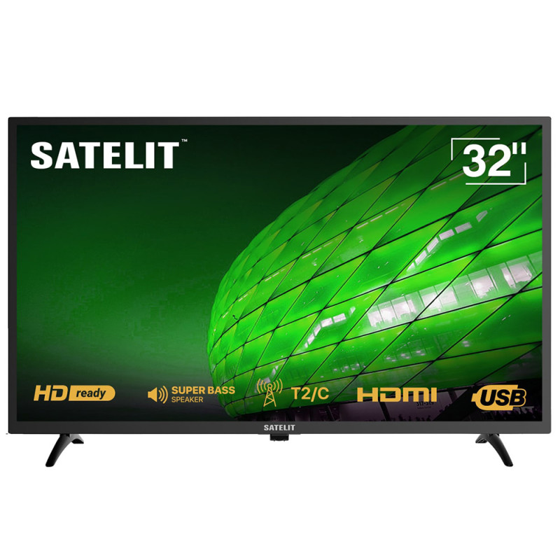 TV 32 Satelit 32H9100T HD Ready/T2/USB/HDMI/Black