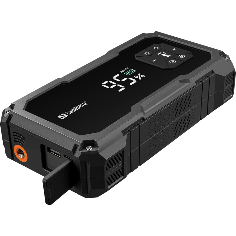 Автомобільний Jump Starter TirePump, компресор 150PSI 10000mAh  USB-A, USB-C,ліхтар 2W Sandberg
