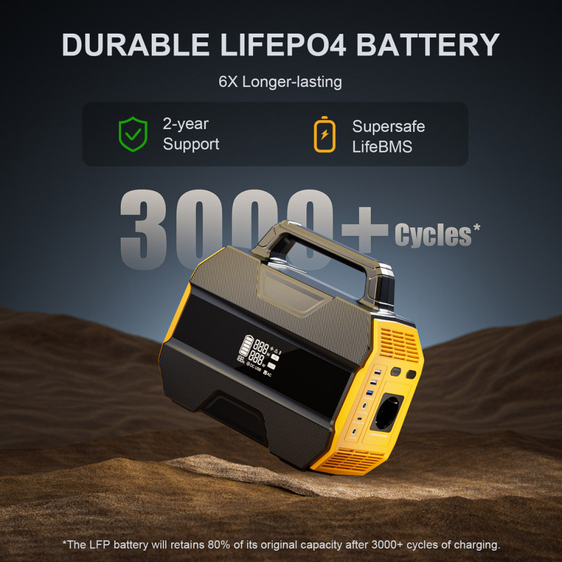 Зарядна станція Vtoman FlashSpeed 300 (230 Вт/г) 300W, DC/PD In, MPPT, LiFePo4