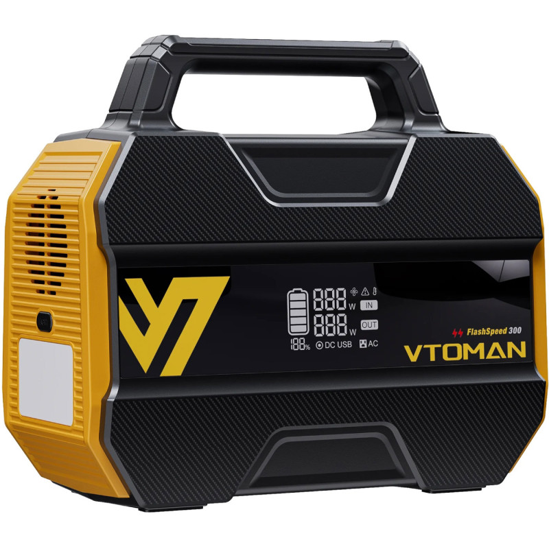 Зарядна станція Vtoman FlashSpeed 300 (230 Вт/г) 300W, DC/PD In, MPPT, LiFePo4