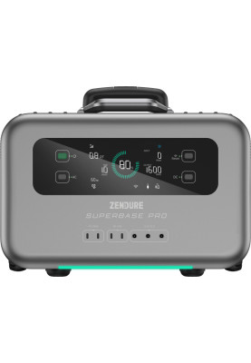 Зарядна станція Zendure SuperBase Pro1500 Black (1440 Вт/г) 2000Вт UPS LiFePo4 WIFI/BT