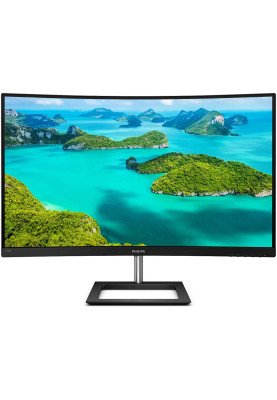 TFT 31.5" Philips 328E1CA, VA, вигнутий, sRGB 122%, HDMI, DP, колонки, чорний