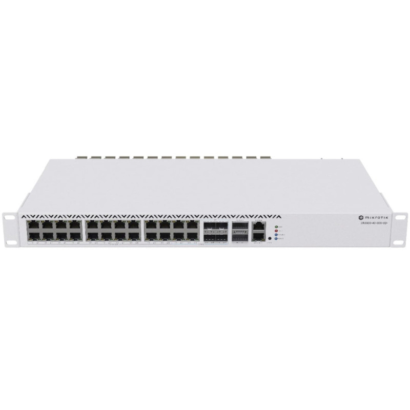 Комутатор Mikrotik CRS326-4C+20G+2Q+RM, 1x10/100 , 20x2.5G, 4xCombo 10G Ethernet/SFP+, 2x40G QSFP+,