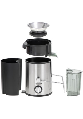 Соковитискач Mesko MS 4126 black 600Вт/ контейнер для соку-0,45л/ контейнер для м'якоті-1,5л