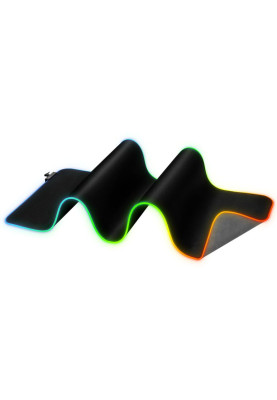 Ігрова поверхня Defender Ultra Light RGB, 900*350*4мм