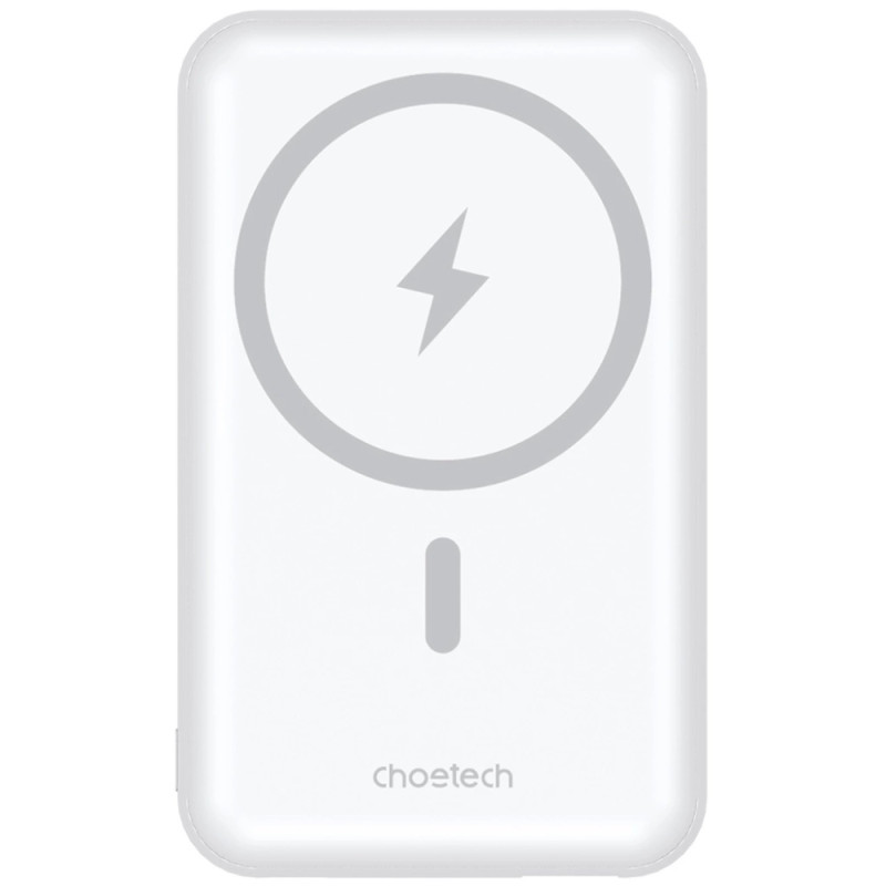 УМБ Choetech Magnetic Wireless 10000mAh 20W PD,QC3.0 USB-A+USB-C  White