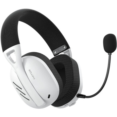Ігрова гарнітура Hator Hyperpunk 2 Wireless Tri-mode Black/White