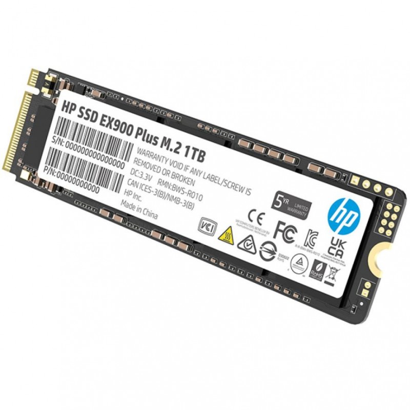 SSD 1Tb HP EX900 Plus M.2 2280 PCIe Gen3 x4 3D NAND, Retail