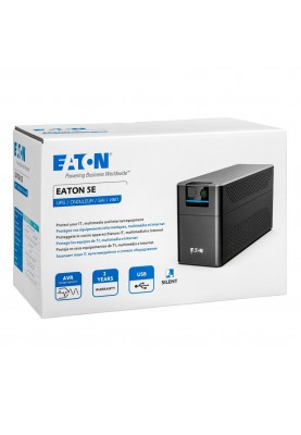 ДБЖ Eaton 5E 700 USB IEC G2, 700VA/360W, USB, 4xIEC