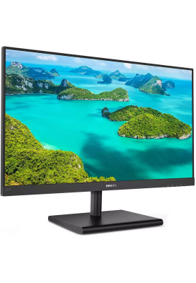TFT 23.8" Philips 245E1S, IPS, QHD, VGA, DP, HDMI, чорний