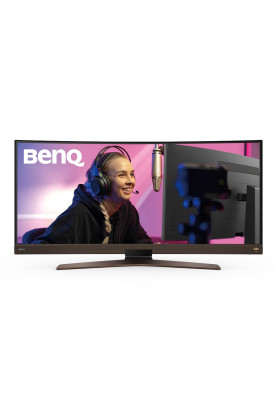 Монітор TFT 37.5" BenQ EW3880R, вигнутий, IPS, UWQHD, HDMI 2.0 x 2, DP, USB Type-C, HAS, колонки, сірий