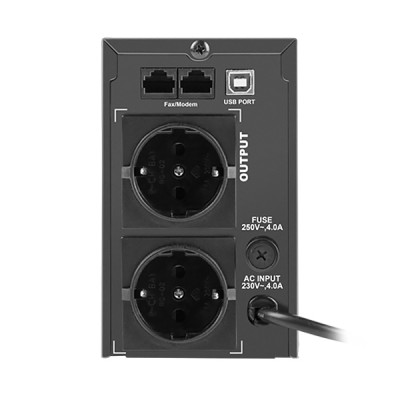 ДБЖ Armac OFFICE O/850F/LCD, Line Interactive 850VA/450W, 2хSchuko, USB-B LED, Metal case