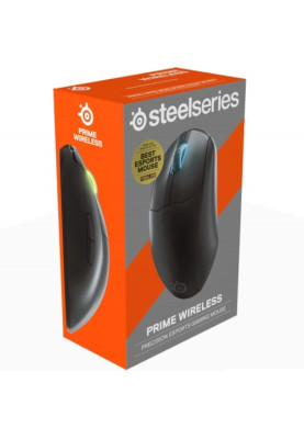 Мишка SteelSeries Prime Wireless Gaming Mouse, RGB, 18000dpi., 6кн., чорна