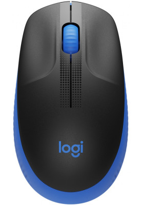 Мишка Logitech M190 бездротова, Full size, Blue