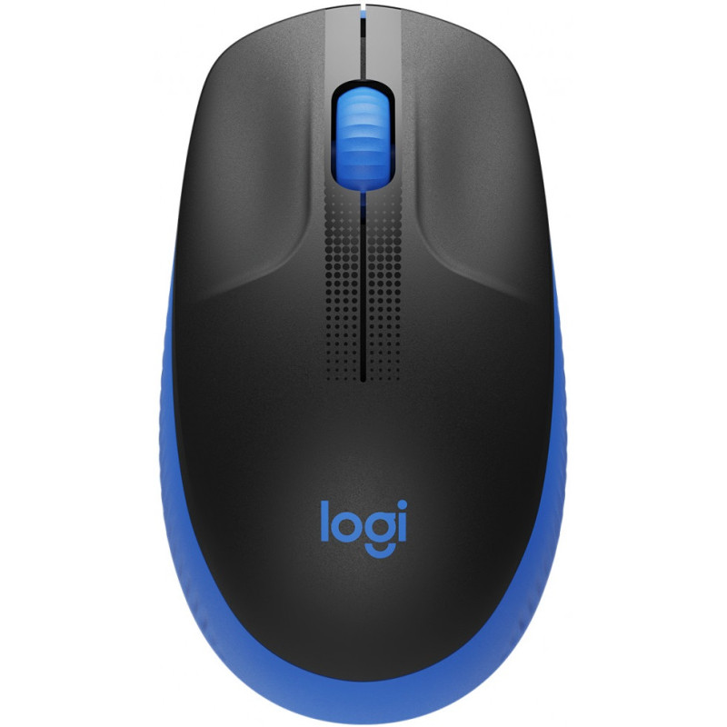 Мишка Logitech M190 бездротова, Full size, Blue