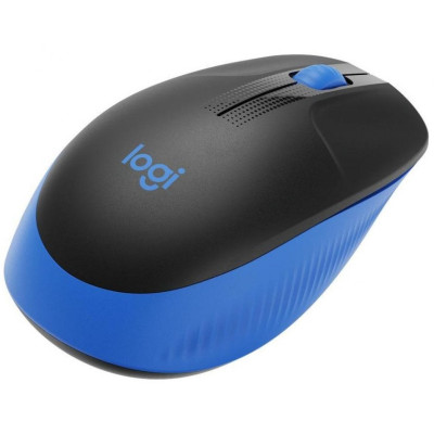 Мишка Logitech M190 бездротова, Full size, Blue