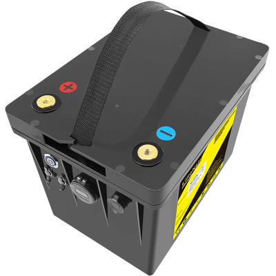 Акумуляторна батарея LiitoKala LiFePO4 DC-12V100Ah, LED, XLR 3PIN, DC5.5*2.1/2 5A, USB3.0/1 18W, P