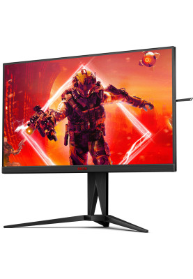 TFT 27" AOC AGON AG275QZ/EU, QHD, IPS, 270Гц, 0,5мс, 2x HDMI, 2x DP, USB-hub, HAS, Pivot, чорно-черв