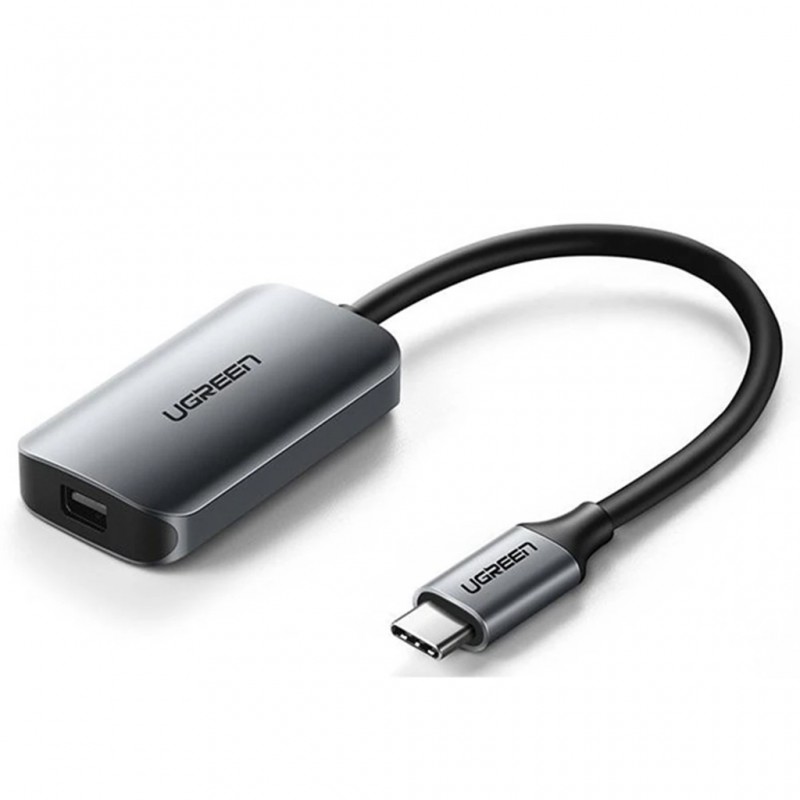 Перехідник USB 2.0 Type-C --> Mini DP 4K@60Hz 10 См CM236 UGREEN Сірий