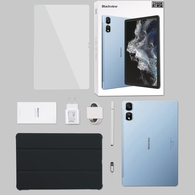 Планшет Blackview Tab 16 Pro 11" FHD 8GB/256GB / T616 / 7700mAh / 13+8Мп / LTE Blue