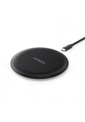 Бездротовий зарядний пристрій Ugreen CD186 Wireless Charging Pad (15 W) Чорний