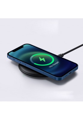 Бездротовий зарядний пристрій Ugreen CD186 Wireless Charging Pad (15 W) Чорний
