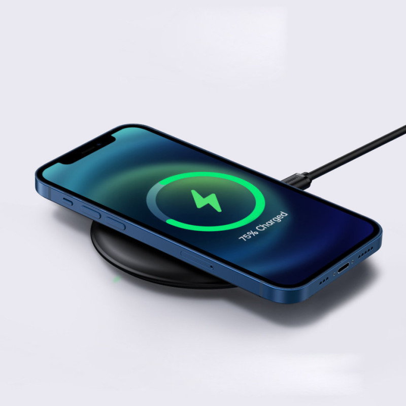 Бездротовий зарядний пристрій Ugreen CD186 Wireless Charging Pad (15 W) Чорний