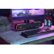 Акустична система 2.0 HP DHE-6002, 3,5мм + USB, 6Вт, Sound Bar LED RGB