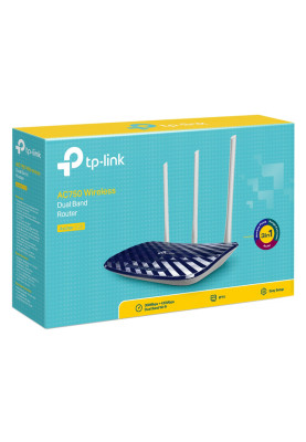 Маршрутизатор TP-Link C20_v5,0, AC750 Wireless Dual Band Router, 4x10/100MLan,1x10/100Wan