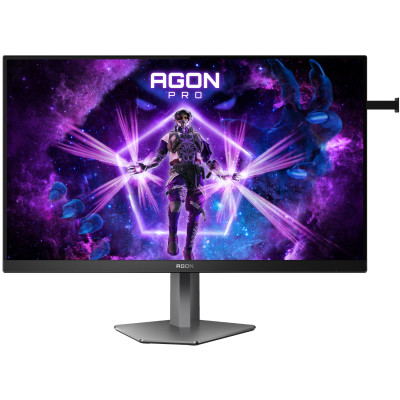TFT 27" AOC AG276FK, Fast IPS, 520Гц, 2хHDMI, DP, HAS, Pivot, чорно-сірий
