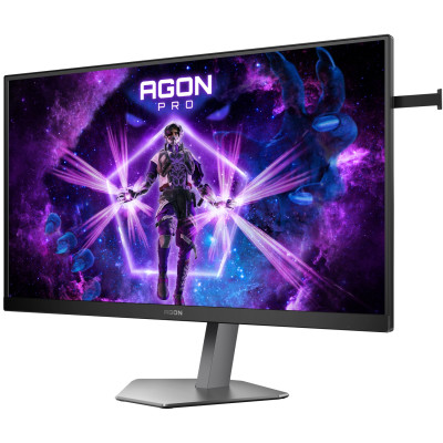 TFT 27" AOC AG276FK, Fast IPS, 520Гц, 2хHDMI, DP, HAS, Pivot, чорно-сірий
