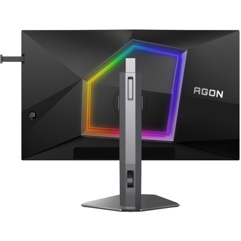TFT 27" AOC AG276FK, Fast IPS, 520Гц, 2хHDMI, DP, HAS, Pivot, чорно-сірий