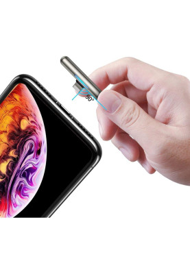 Кабель USB3.1 AM-Lightning M, 2 м, 1.5A, 90° з кольоровою індикацією Червоний, CAL7C Baseus