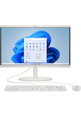 Моноблок 21.5" HP 22-dg0000ua AiO i3-N300/8Gb/SSD512Gb/WiFi/Cam/K&M/DOS/Cashmere White