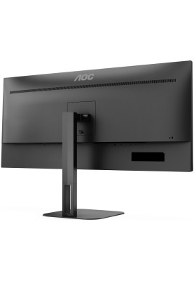 TFT 34" AOC U34V5C/BK, WQHD, VA, 100Гц, 1мс, HDMI, DP, USB-C, USB-hub, HAS, колонки, чорний