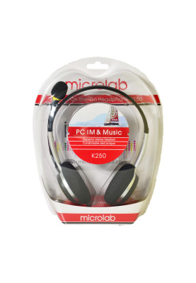 Навушники з мікрофоном  Microlab K250