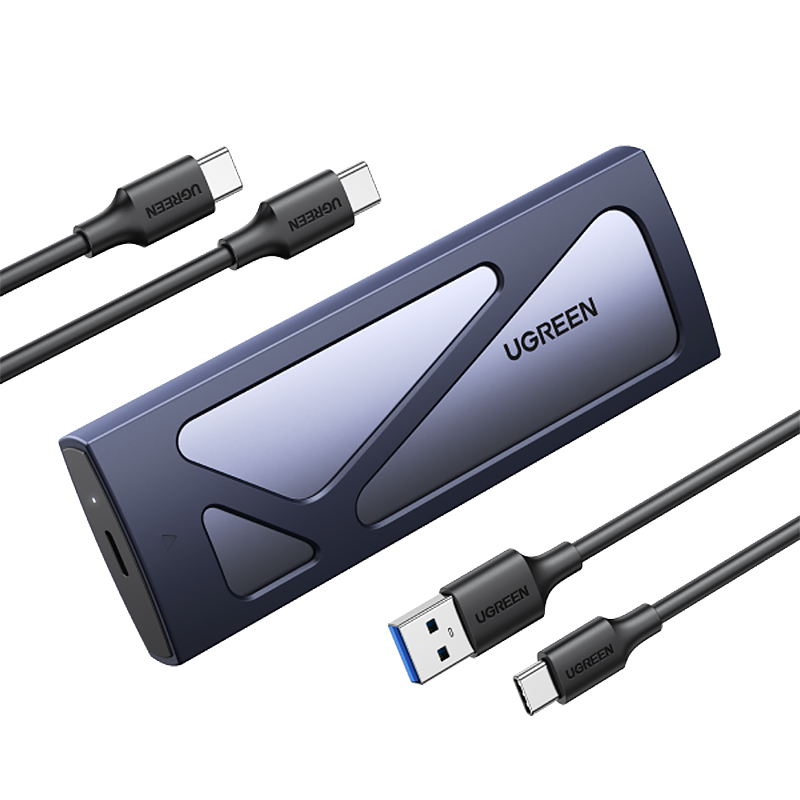 Зовнішня кишеня для SSD M.2 (NVME) M-KEY UGREEN 3.1 GEN2 CM578 сіра