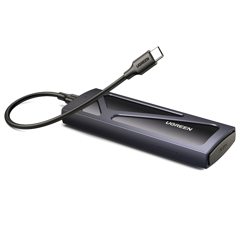 Зовнішня кишеня для SSD M.2 (NVME) M-KEY UGREEN 3.1 GEN2 CM578 сіра